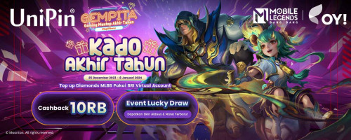 Kado Akhir Tahun dari OY! Indonesia – Top Up MLBB Dapatkan Bonus 10Ribu UniPin Credits dan Skin Terbaru Aldous & Nana!